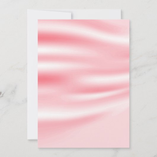 ピエレガントッかわいらしクサテン金ゴールド誕生日招待状 招待状 (裏面)