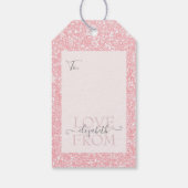 ピエレガントッガーリークグリッターDIY名 ギフトタグ (裏面)