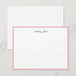 ピエレガントック縁どパーソナライズされたサンキューカード サンキューカード