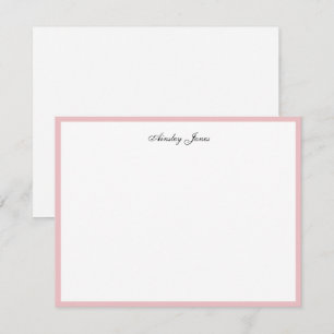 ピエレガントック縁どパーソナライズされたサンキューカード サンキューカード