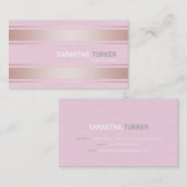 ピエレガントッストライプクプロフェッショナルカスタム 名刺 (正面/裏面)