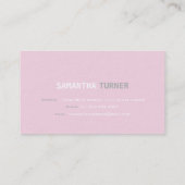 ピエレガントッストライプクプロフェッショナルカスタム 名刺 (裏面)