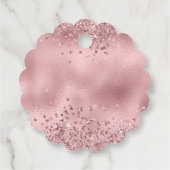 ピエレガントッフェイククグリッターとホイル結婚ス フェイバータグ (裏面)