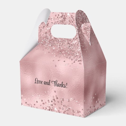 ピエレガントッフェイククグリッターとホイル結婚ス フェイバーボックス (裏面サイド)