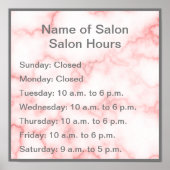 ピエレガントッフェイクク大理石の運用時間 ポスター (正面)