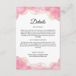 ピエレガントッモダンクと金ゴールド結婚の詳細 エンクロージャーカード