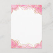 ピエレガントッモダンクと金ゴールド結婚の詳細 エンクロージャーカード (裏面)