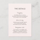 ピエレガントッモダンク結婚ス エンクロージャーカード (正面)