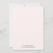 ピエレガントッモダンク結婚ス 招待状 (裏面)