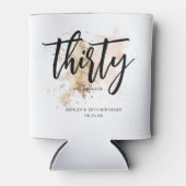 ピエレガントッモダンク&金ゴールド30歳の誕生日 缶クーラー (正面)