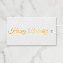 ピエレガントッモノグラムのク – 誕生日 ギフトタグ