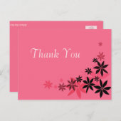 ピエレガントッ感謝していク結婚のの君のハガキ。 ポストカード (正面/裏面)