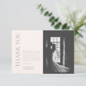 ピエレガントッ淡い色のク写真サンキューカード サンキューカード (スタンド正面)