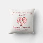 ピエレガントッ素朴クモダンシンプルハート クッション (裏面)