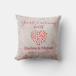 ピエレガントッ素朴クモダンシンプルハート クッション