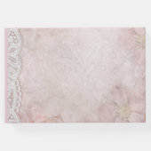 ピエレガントッ素朴ク結婚スモダンシンプルシック ゲストブック (裏面)