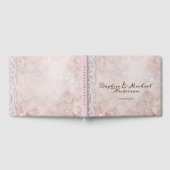 ピエレガントッ素朴ク結婚スモダンシンプルシック ゲストブック (全面)