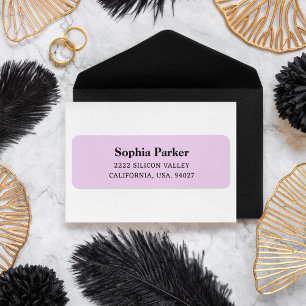 ピエレガントッ結婚クシンプル差出人住所 ラベル