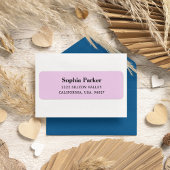 ピエレガントッ結婚クシンプル差出人住所 ラベル