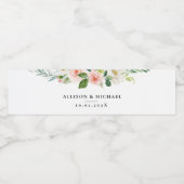 ピエレガントンク結婚花 ペットボトルラベル (シングルラベル)