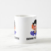 ピエロおもしろい冗談に コーヒーマグカップ (中央)