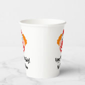 ピエロおもしろい漫画キッズバースデーパーティーカスタム 紙コップ (右)