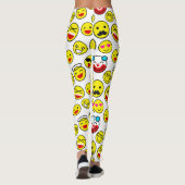 ピエロおもしろい絵文字 レギンス (裏面)