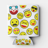 ピエロおもしろい絵文字 缶クーラー (裏面)