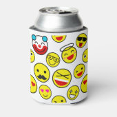 ピエロおもしろい絵文字 缶クーラー (缶裏面)