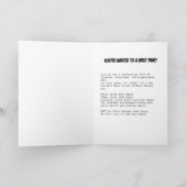 ピエロお洒落ヒッポポートレート 招待状 (内部)