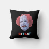 ピエロでこぼこ/ Joe Butcher Pillow クッション (正面)