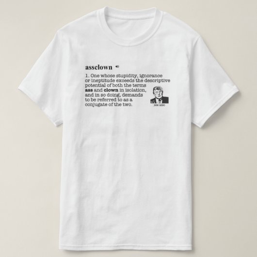 ピエロとして切札 Tシャツ (デザイン正面)