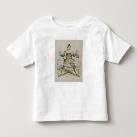 ピエロとしてGrimaldi氏 トドラーTシャツ (正面)