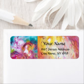 ピエロとアルレチェナのベネチアン仮装マスク ラベル (インサイチュ)