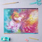 ピエロとアルレチナヴェネツィアカーニバル水色 薄葉紙 (クラフト)