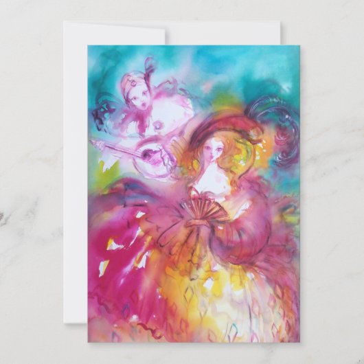 ピエロとアルレッキーナ ヴェネツィアのカーニバル (正面)