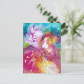 ピエロとアルレッキーナ ヴェネツィアのカーニバル ポストカード (スタンド正面)