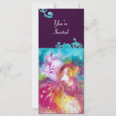 ピエロとアルレッキーナ ヴェネツィアのカーニバル 招待状 (正面)