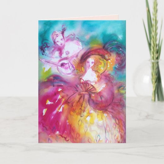 ピエロとアレチナバレンタインデー シーズンカード (正面)