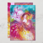 ピエロとアレチナ・ヴェネツィアカーニバル シーズンカード (正面/裏面)