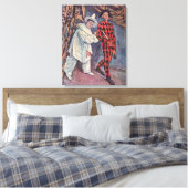 ピエロとハレキン キャンバスプリント (インサイチュ (寝室))