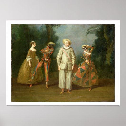 ピエロとハーレクイン ポスター (正面)