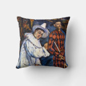 ピエロとハーレクイン、マルディグラbyポール・セザンヌ クッション (裏面)