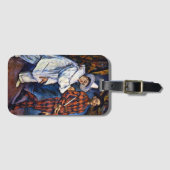 ピエロとハーレクイン、マルディグラbyポール・セザンヌ ラゲッジタグ (正面横)