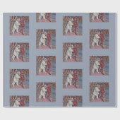 ピエロとハーレクイン ラッピングペーパー (フラット)