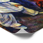 ピエロとハーレクインbyポール・セザンヌ ポスター (角)