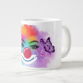 ピエロと化粧 ジャンボコーヒーマグカップ (正面右)