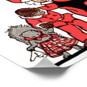 ピエロと友人が弓を引く ポスター (角)