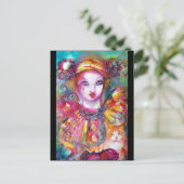 ピエロと猫 インビテーションポストカード (スタンド正面)