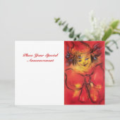 ピエロと赤い弓、黄色の白 案内状 (スタンド正面)